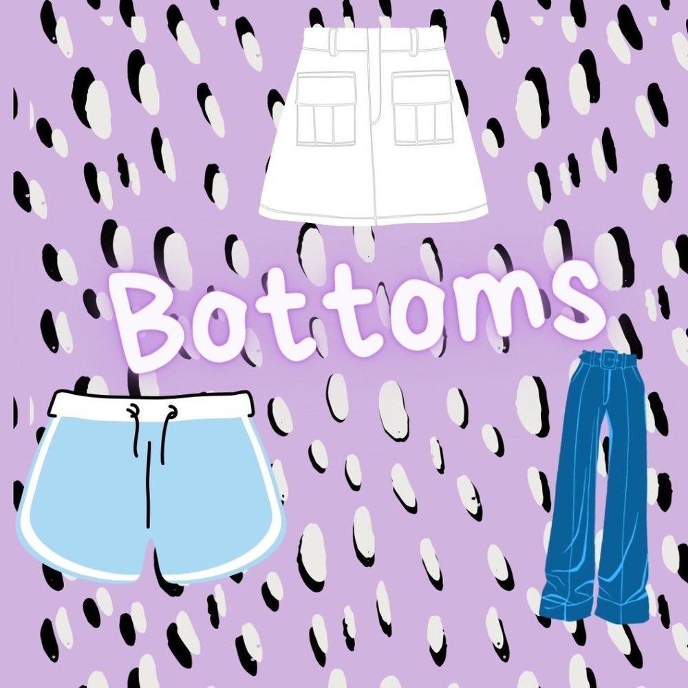 Women's Bottoms (Shorts, Skirts, Jeans)